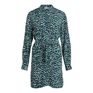 Vestido vifulia verde - Imagen 1