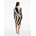 Vestido vitif beige/negro - Imagen 2