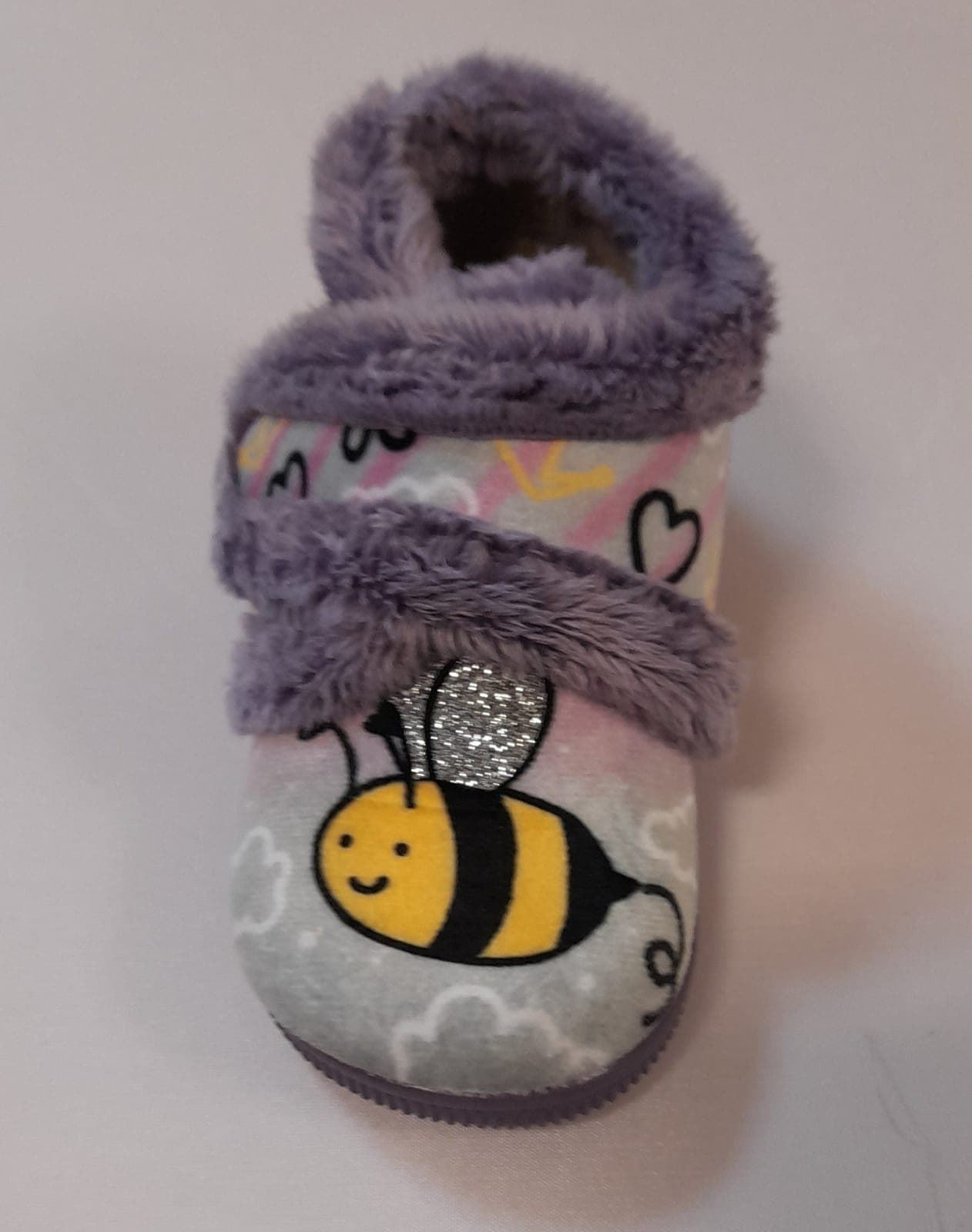 Zapatilla abeja perla/lila - Imagen 1