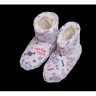 Zapatilla blanca estampada - Imagen 1