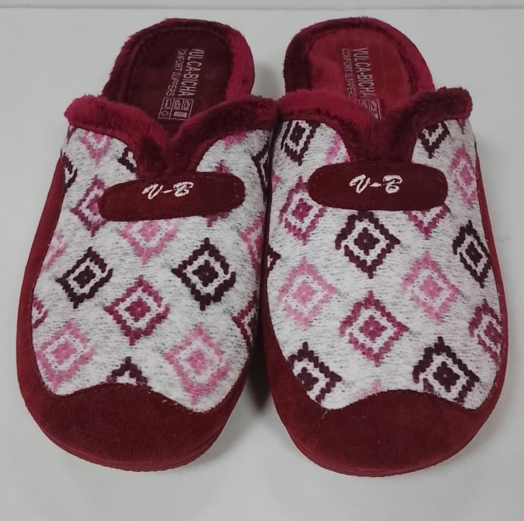 Zapatilla burdeos - Imagen 1