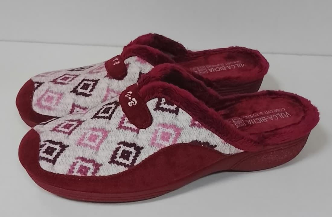 Zapatilla burdeos - Imagen 2