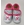 Zapatilla cerrada conejita perla/fuxia - Imagen 1