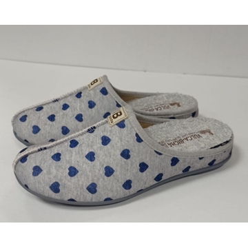 Zapatilla corazones marino - Imagen 1