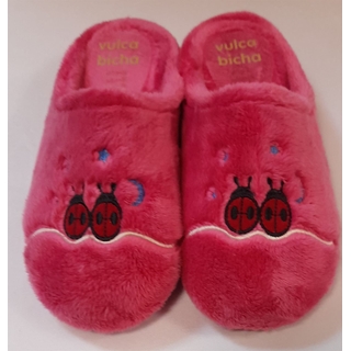 Zapatilla fresa mariquitas - Imagen 1