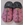Zapatilla fucsia-marengo - Imagen 1