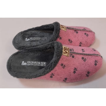 Zapatilla fucsia-marengo - Imagen 2