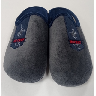 Zapatilla gris-marino - Imagen 1