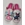 Zapatilla gris y fucsia gato - Imagen 1