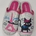 Zapatilla gris y fucsia gato - Imagen 1