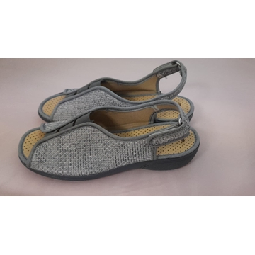 Zapatilla lema gris - Imagen 1