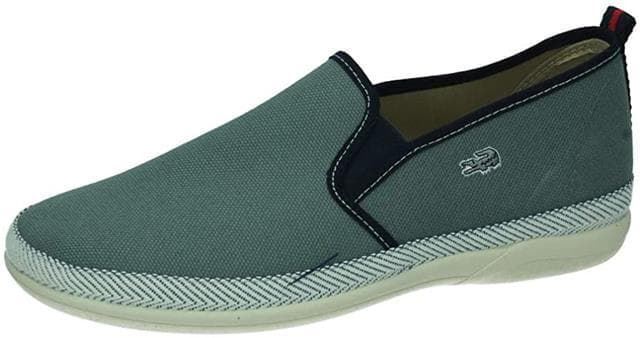 Zapatilla lona cocodrilo gris - Imagen 1