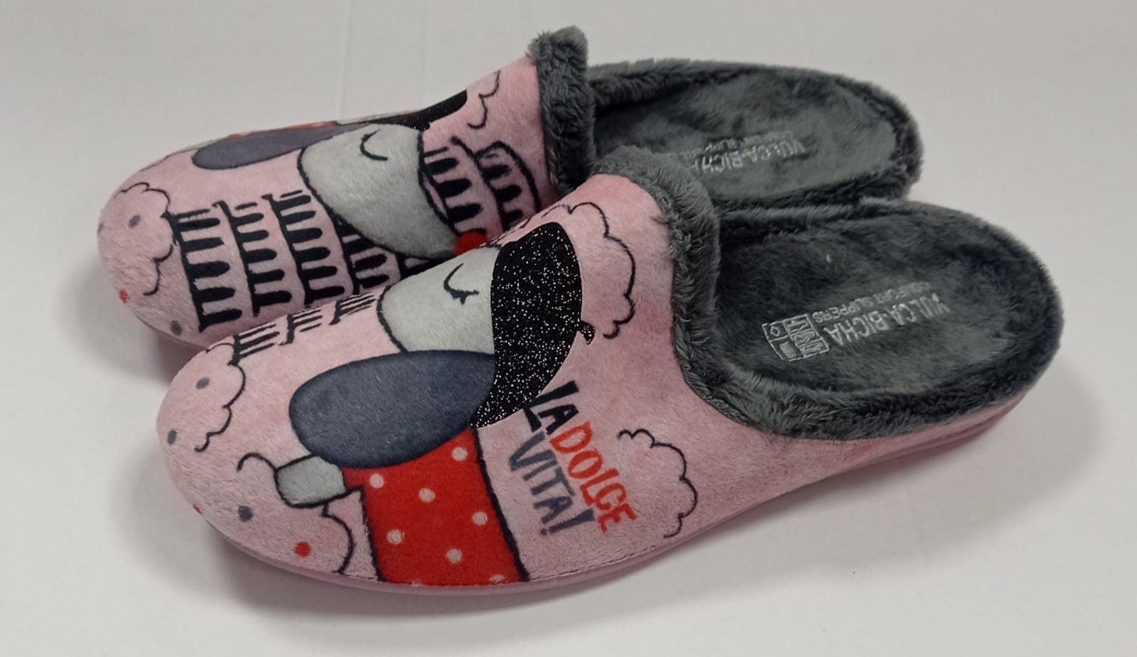 Zapatilla malva/marengo - Imagen 2