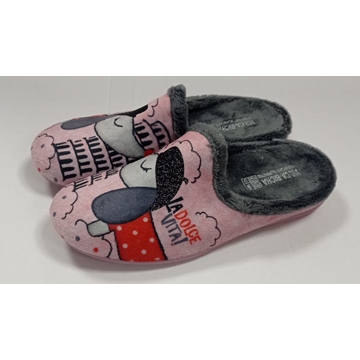 Zapatilla malva/marengo - Imagen 2