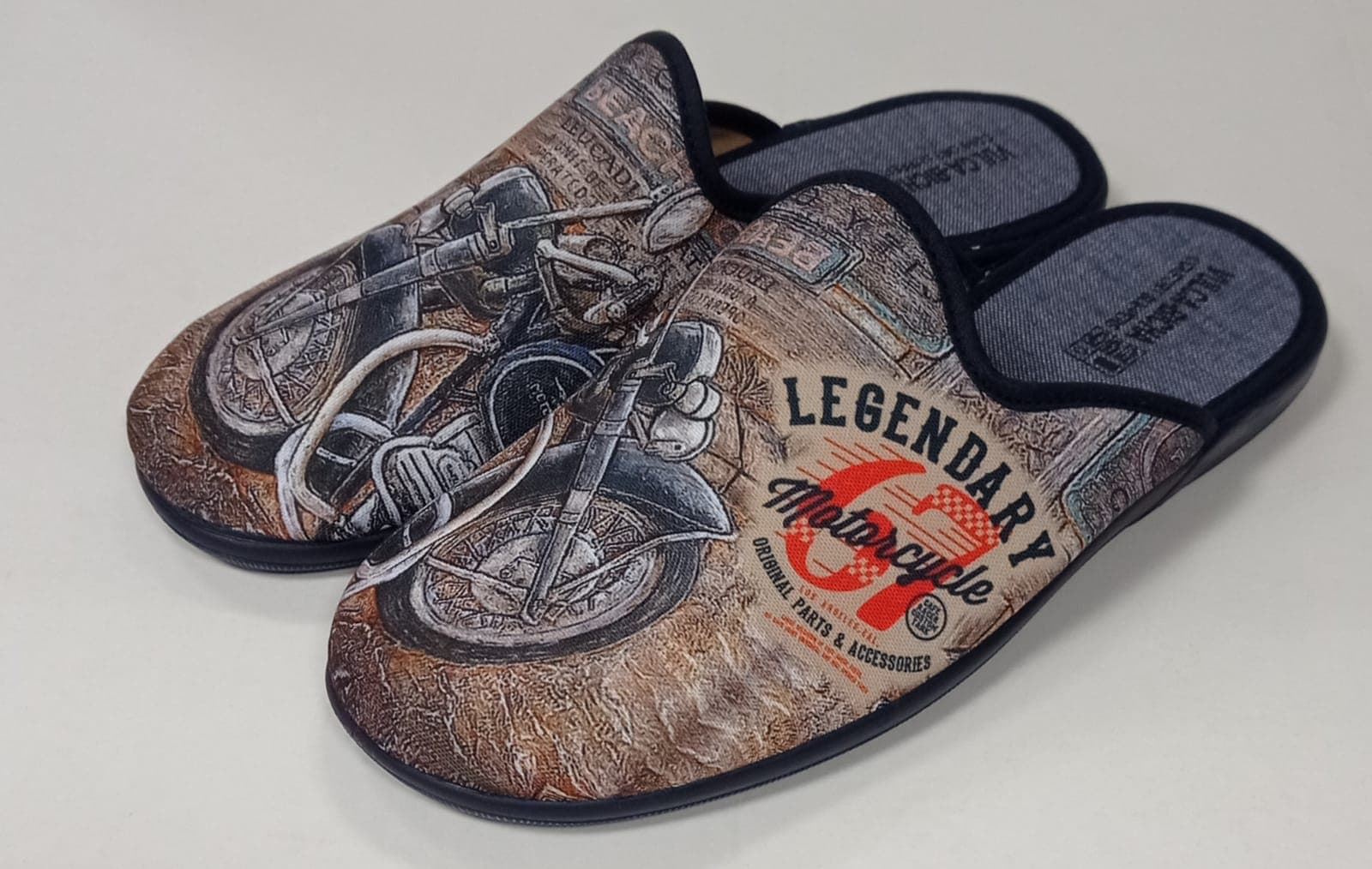 Zapatilla moto azul - Imagen 2