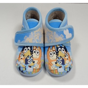 Zapatilla perritos celeste - Imagen 1