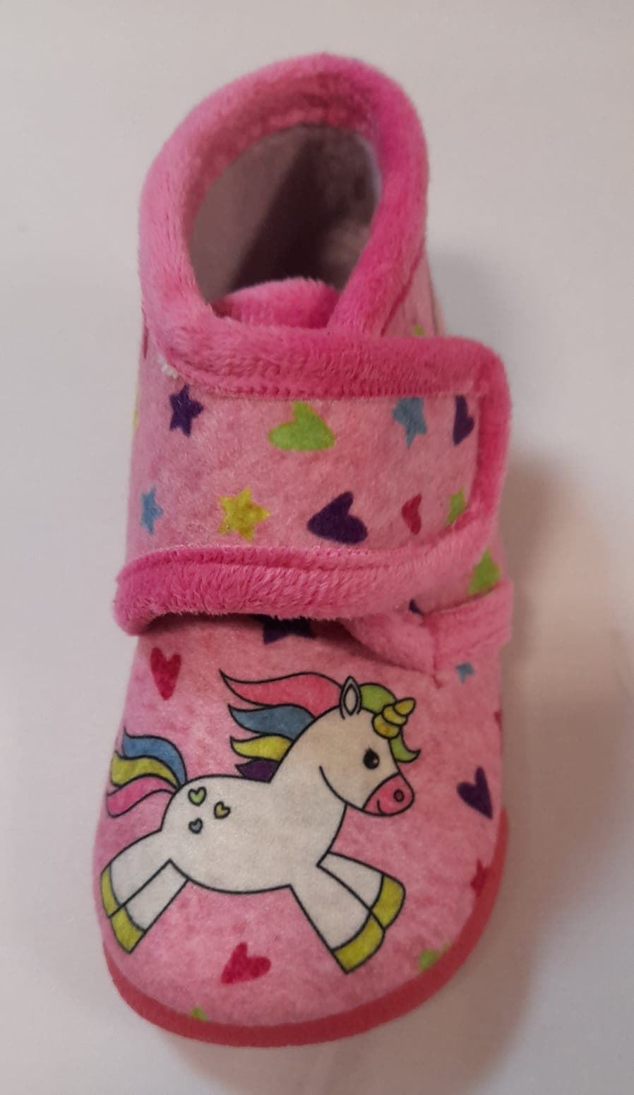 Zapatilla rosa unicornio - Imagen 1