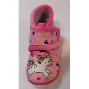 Zapatilla rosa unicornio - Imagen 1