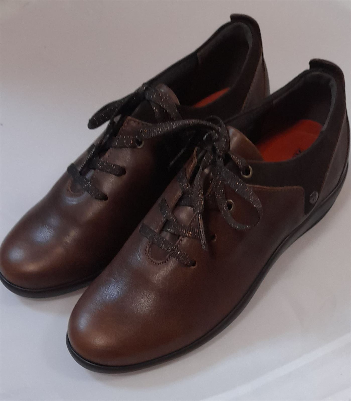 Zapato marrón cordones - Imagen 3