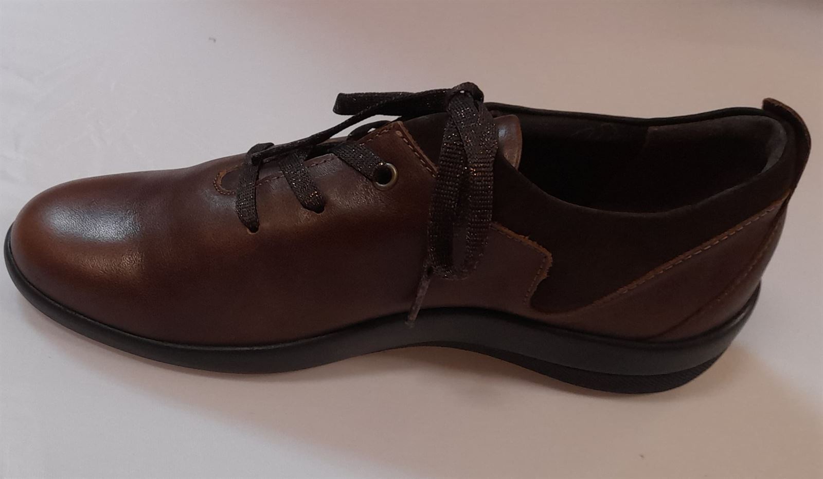 Zapato marrón cordones - Imagen 4
