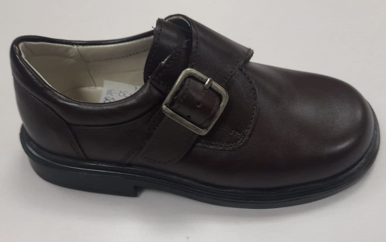 Zapato marrón hebilla - Imagen 2